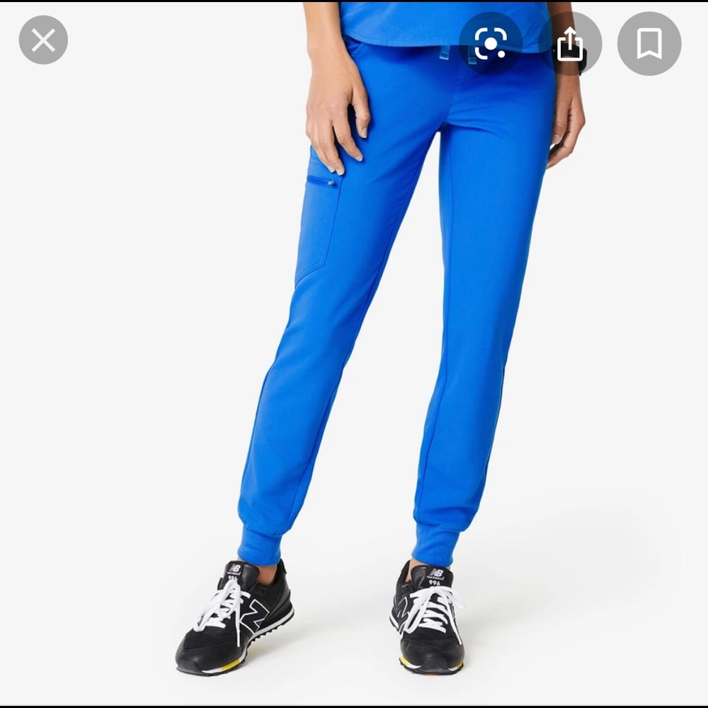 FIGS Royal Blue - Zamora Petite Medium